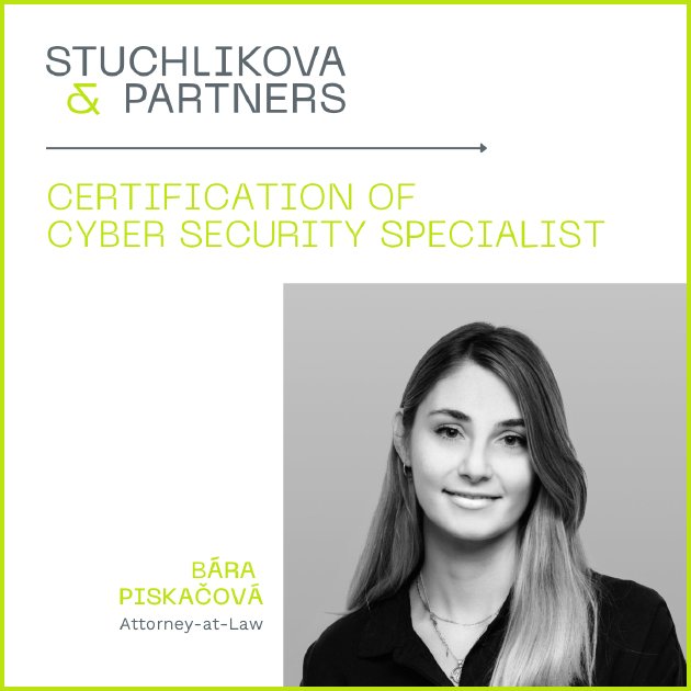 Cyber Security Specialist Certification Stuchlíková Partners Cyber Security Specialist Certification Stuchlíková Partners
